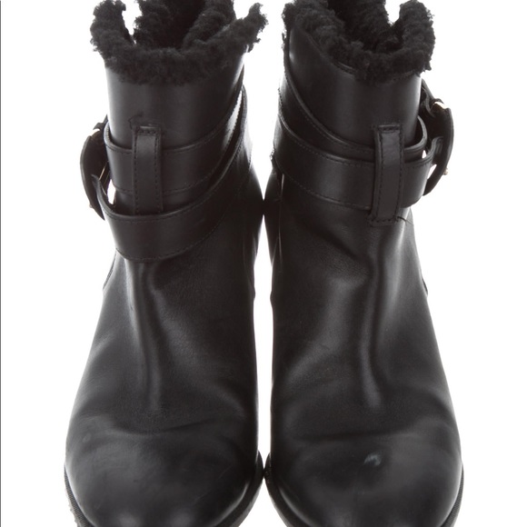 BURBERRY black leather booties 🔥🔥🔥 - Picture 7 of 13